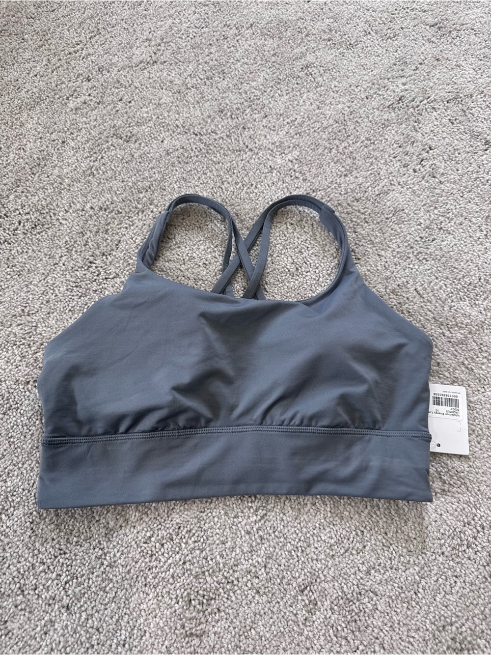 NWT lululemon athletica Steel energy longline bra